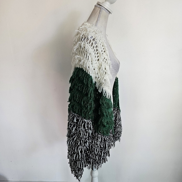 Tularosa "Adelaide" Loop Fringe Knit Cardigan - Picture 7 of 10